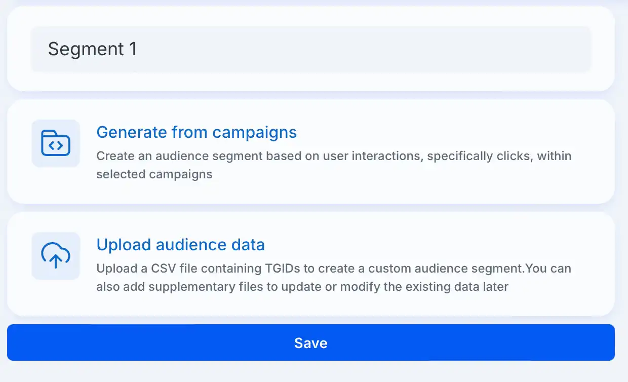 Audience methods