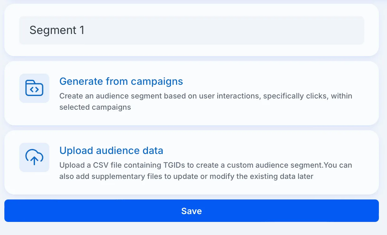 Audience methods