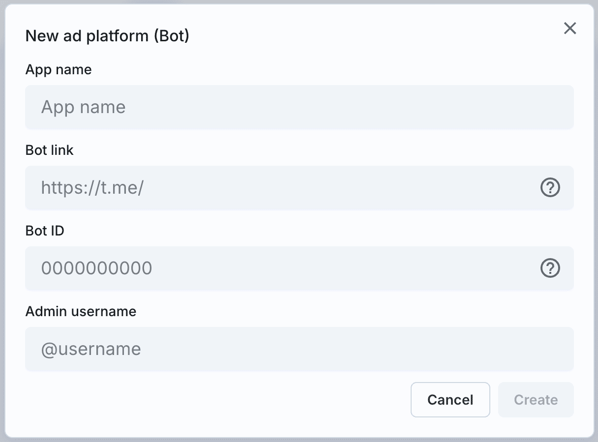 Create bot