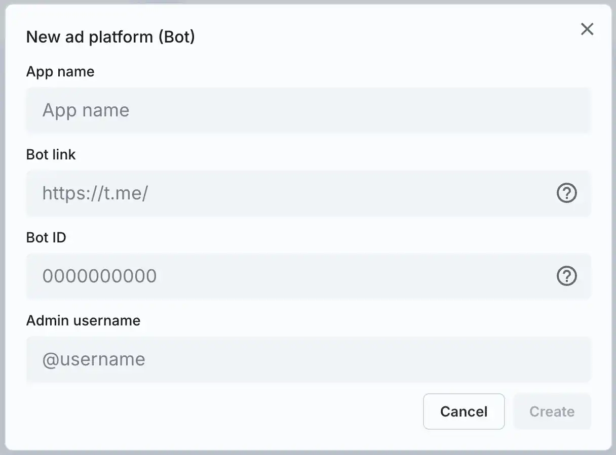 Create bot