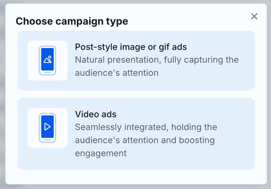 Campaign types