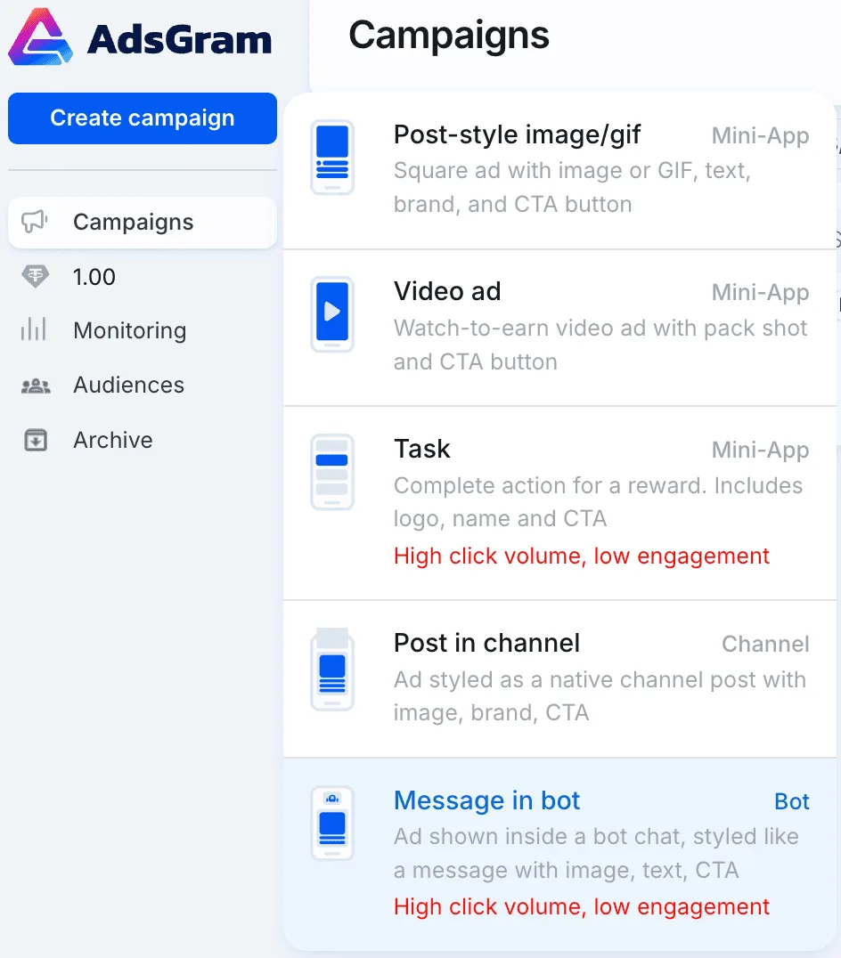 Launch campaign