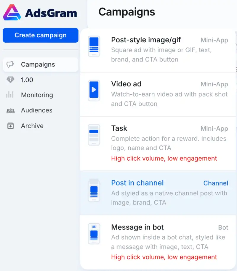 Launch campaign