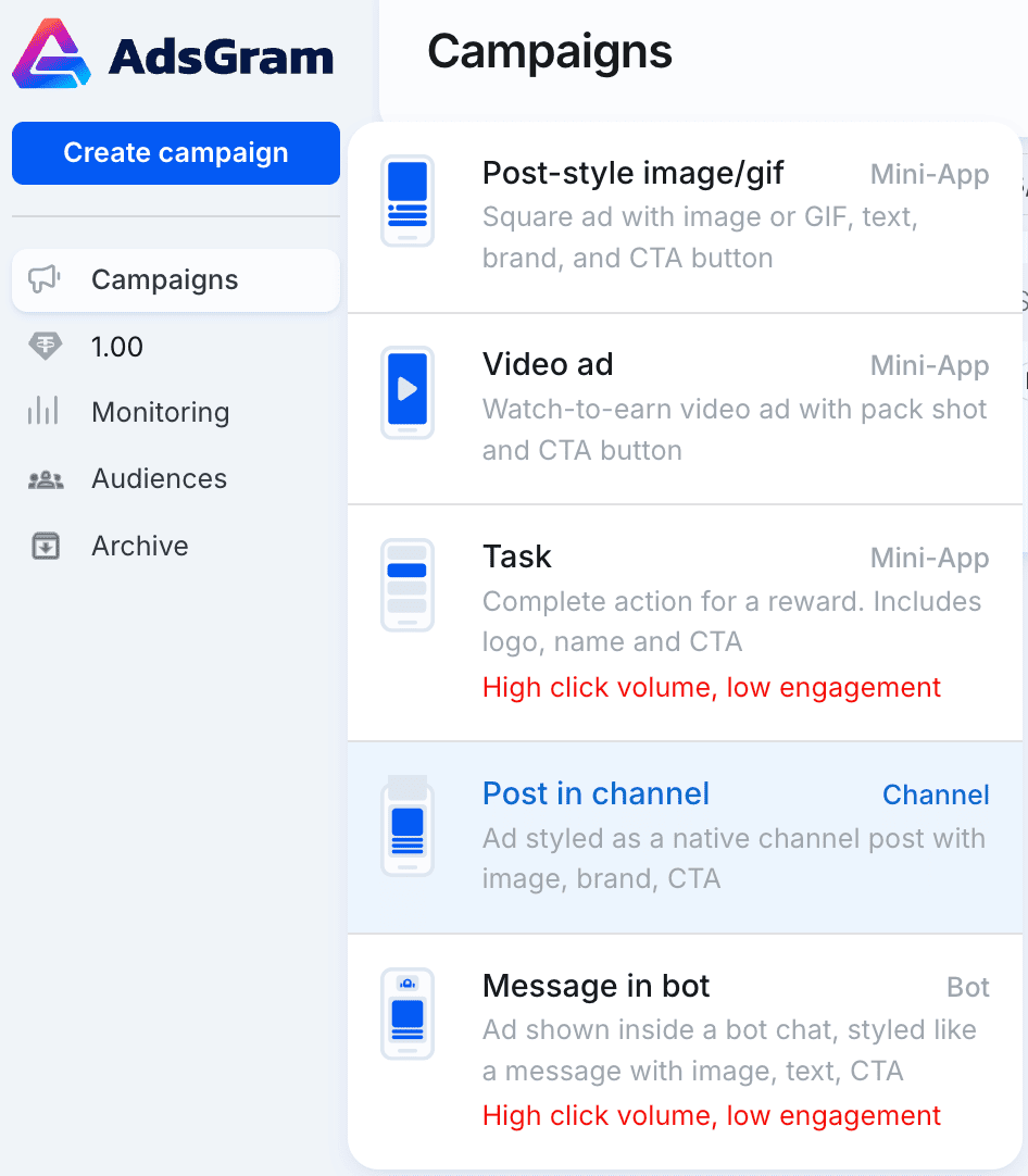 Launch campaign