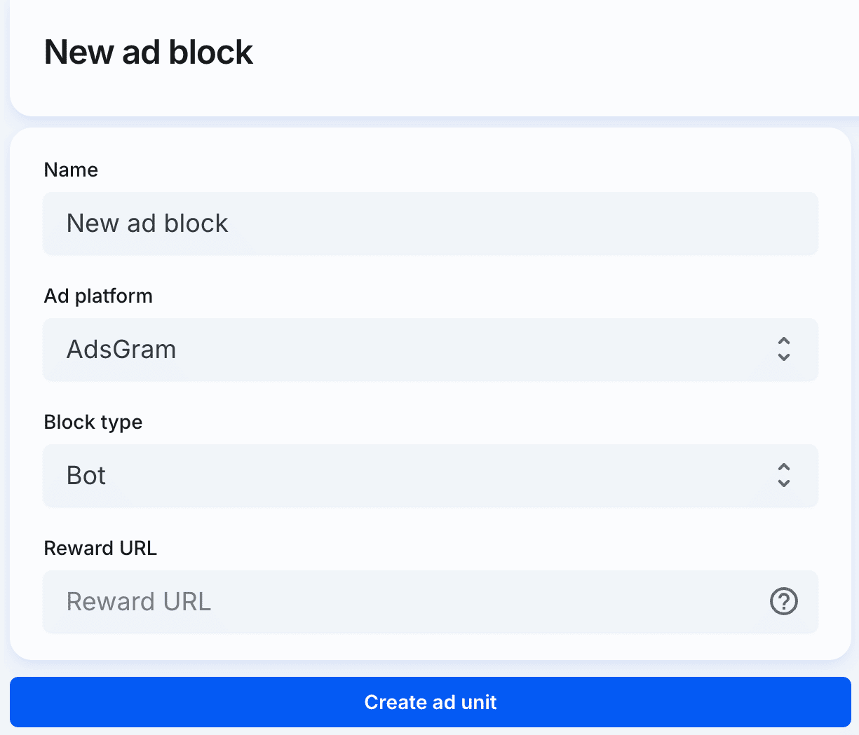 New bot