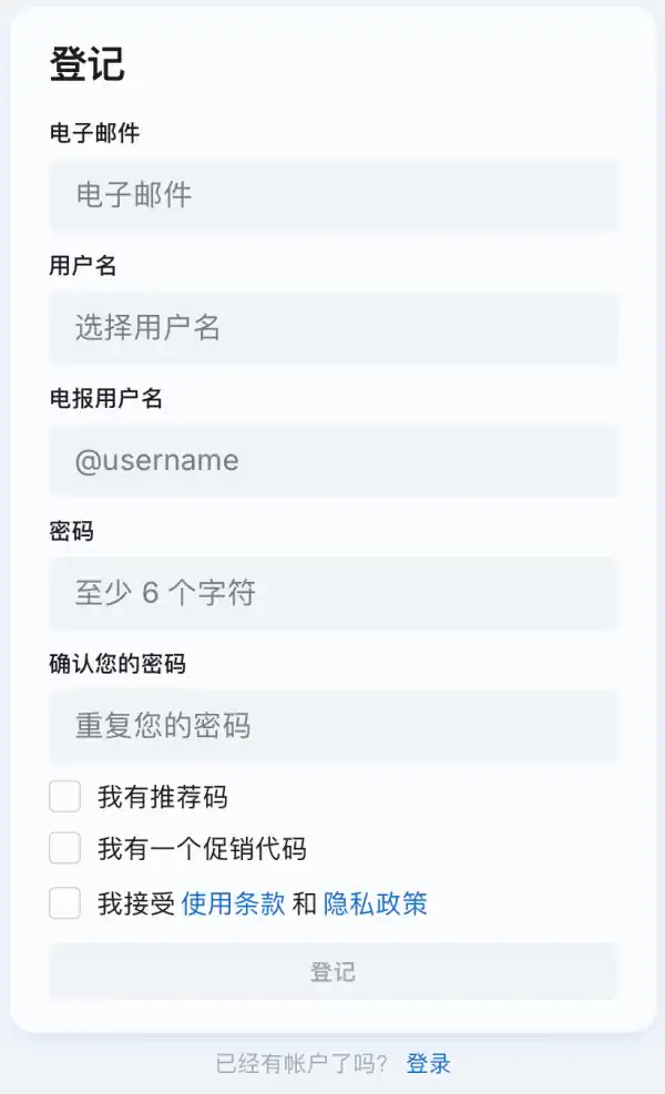 Registration