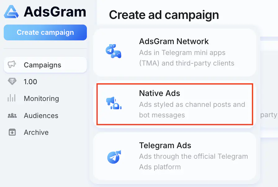 Вибір Native Ads